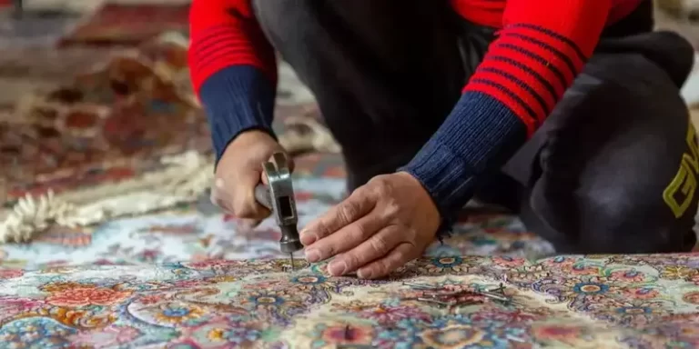 Master Craftsmen in Tabriz, Iran, Lead the Art of Carpet Restoration